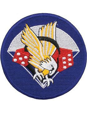 N-DUI-0506 506 Infantry "Pair O Dice" Round Patch with Heat Seal 4"