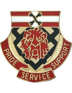 0340 Support Bn Unit Crest (Pride Service Support)