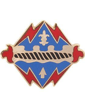 No-Shine (NS-T-C-0017B) 17th Field Artillery Brigade Crest Tie Tac