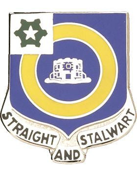 0041 Infantry Regiment Unit Crest (Straight And Stalwart)