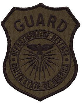 Department Of Defense Guard Subdued Shoulder Patch