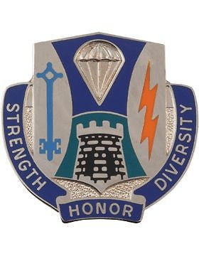 0001 BCT 82 Abn Spl Troops Bn Unit Crest (Strength Honor Diversity)