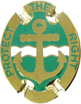 0043 Military Police Brigade Unit Crest (Protect The Right)
