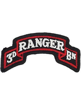 0075 Infantry 3rd Battalion Scroll Full Color Patch (P-0075F-F)