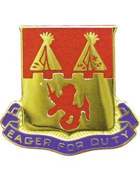 0157 Field Artillery Unit Crest (Eager For Duty)