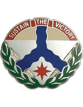 0316 Sustainment Cmd Unit Crest (Sustain The Victory)