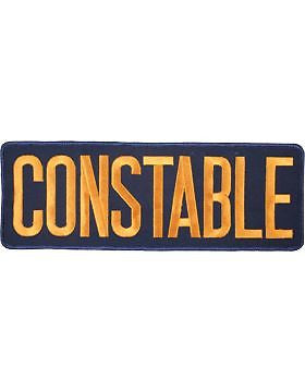 Novelty (U-N112B) Constable 11" Patch Gold on Navy