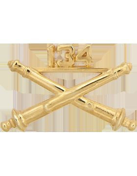 No-Shine (NS-RO-FA-134) 134th Field Artillery Officer Regimental BOS (Pair)