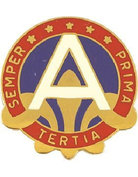 0003 Army Unit Crest (Semper Prima Tertia)