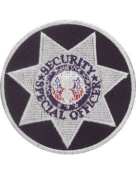 Novelty (U-N216B) Security Special Officer Seven Pt. Star in Circle Silver/Navy