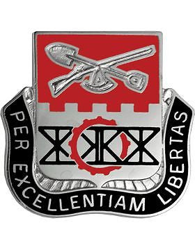 0206 Engineer Bn Unit Crest (Excellentiam LIbertas)