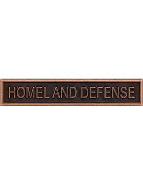 Ribbon Device (R-D302) Bronze Homeland Defense Bar Ribbon Device
