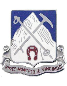 0087 Infantry Unit Crest (Vires Montesque Vincimus)