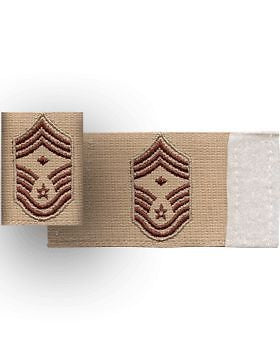 USAF Gortex Rank (311) Chief Master Sergeant with Diamond Desert