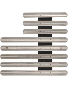 Ribbon Mount (R-MG21S) 21 Ribbon Eighth Inch Gap Staggered Right Material Back