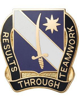 0407 Civil Affairs Bn Unit Crest (Results Through Teamwork)