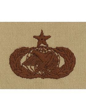 AF-SD381 Senior Logistics USAF Sew-On Desert