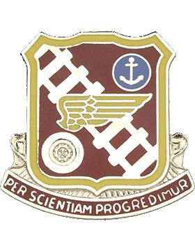 Transportation School Unit Crest (Per Scientiam Progredimur)