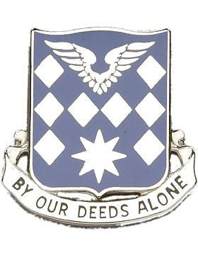 0504 Aviation Bn Unit Crest (By Our Deeds Alone)