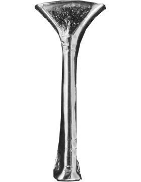 Collar Device U-601S Sinlge Bugle Silver (Pair)