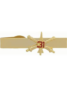 No-Shine (NS-TB-RO-ADA-031) 31st Air Defense Artillery BOS Officer Tie Bar