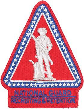 National Guard Recruiting & Retention Full Color Patch (P-NG-F)