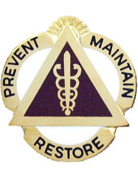 Dental Activity Fort Riley Unit Crest (Prevent Maintain Restore)