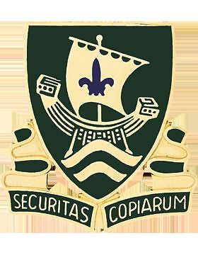 0709 Military Police Bn Unit Crest (Securitas Copiarum)