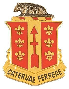 0121 Field Artillery Unit Crest (Catervae Ferreae)