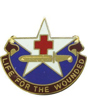 0111 Medical Bn Unit Crest (Life For The Wounded)