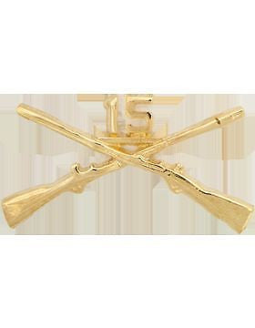 No-Shine (NS-OR-INF-0015) 15th Infantry Officer with 15 (Top) (Each)