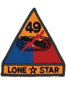 0049 Armor Division with Tab Full Color Patch (P-0049A-F)