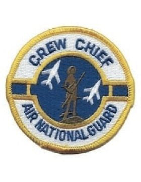Crew Chief Air National Guard 3" Round (AF-CPCC-F) Full Color
