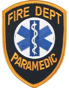 Novelty (U-N343) Fire Department Paramedic Patch