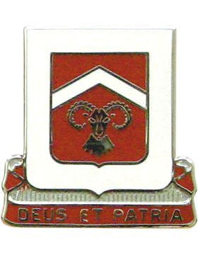 0553 Engineer Bn Unit Crest (Deus Et Patria)