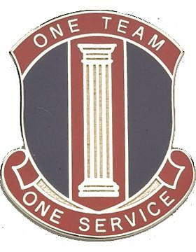 0546 Personnel Services Bn Unit Crest (One Team One Service)