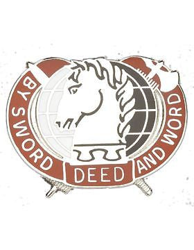 Civil Affairs & Psychological Warfare Unit Crest (By Sword Deed And Word)