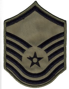USAF Chevron (AF-C806/S) Master Sergeant ABU Small (Pair)