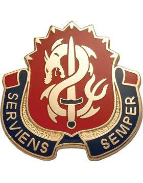 0224 Sustainment Brigade Unit Crest (Serviens Semper)
