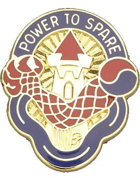 0059 Ordnance Brigade Unit Crest (Power To Spare)