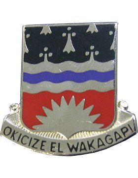 0164 Engineer Bn Unit Crest (Okicize El Wakagapi)