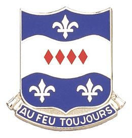 0312 Regiment Advanced Individual Trng Unit Crest (Au Feu Toujours)