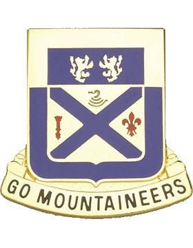0197 Regiment Unit Crest (Go Mountaineers)