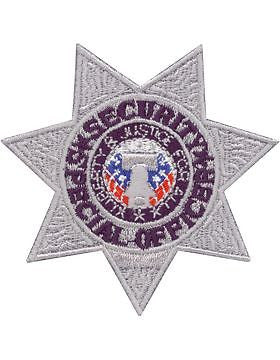 Novelty (U-N204S) Security Special Officer Seven Point Star Silver (#110S)