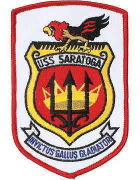 N-NY016 U.S.S. Sartoga Oval 5 1/2"