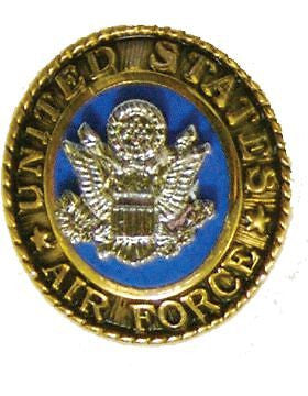 No-Shine (NS-T402) U.S. Air Force Ring Lapel Pin 2 Piece