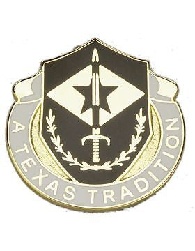 0049 Finance Battalion Unit Crest (A Texas Tradition)