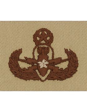 AF-SD331 Master Explosive Ordnance Disposal USAF Sew-On Desert