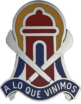 0092 Maneuver Enhancement Bde Unit Crest (A Lo Que Vinimos)