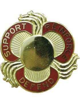 0428 Field Artillery Unit Crest (Support Reinforce Defend)